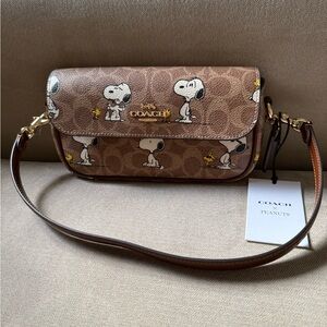 Coach X Peanuts Hailey flap bag